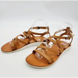 Olukai Po'Iu Brown Leather Women's Sandals Size 7